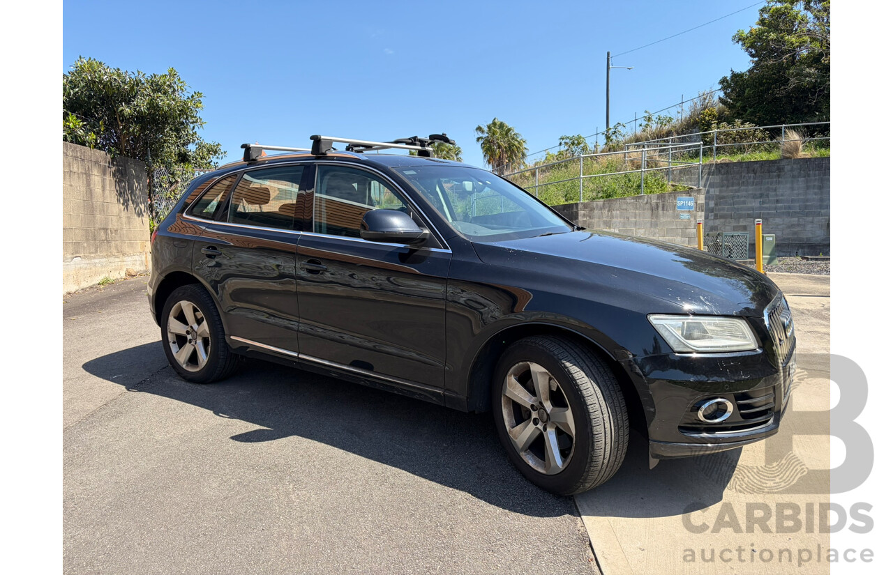 08/2013 Audi Q5 3.0 TDI QUATTRO (AWD) 8R MY14 4d Wagon Black 3.0L