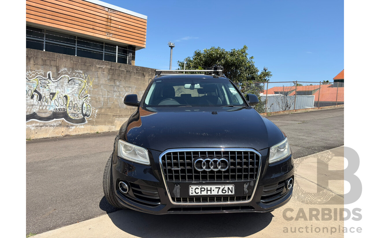 08/2013 Audi Q5 3.0 TDI QUATTRO (AWD) 8R MY14 4d Wagon Black 3.0L
