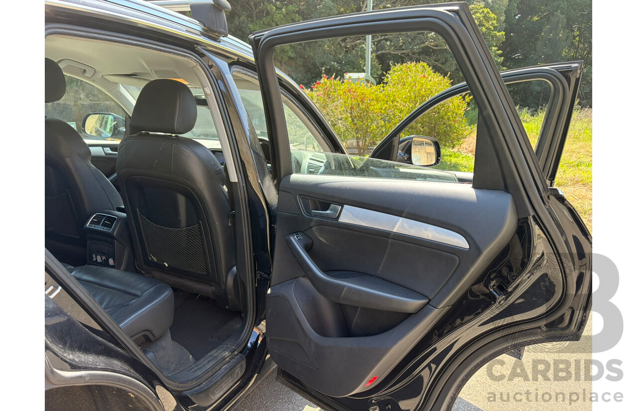 08/2013 Audi Q5 3.0 TDI QUATTRO (AWD) 8R MY14 4d Wagon Black 3.0L