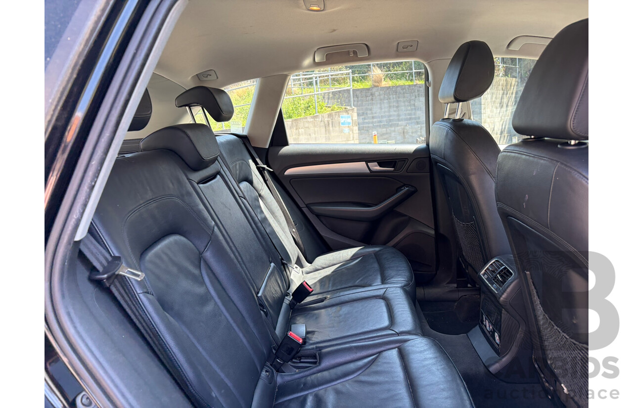 08/2013 Audi Q5 3.0 TDI QUATTRO (AWD) 8R MY14 4d Wagon Black 3.0L