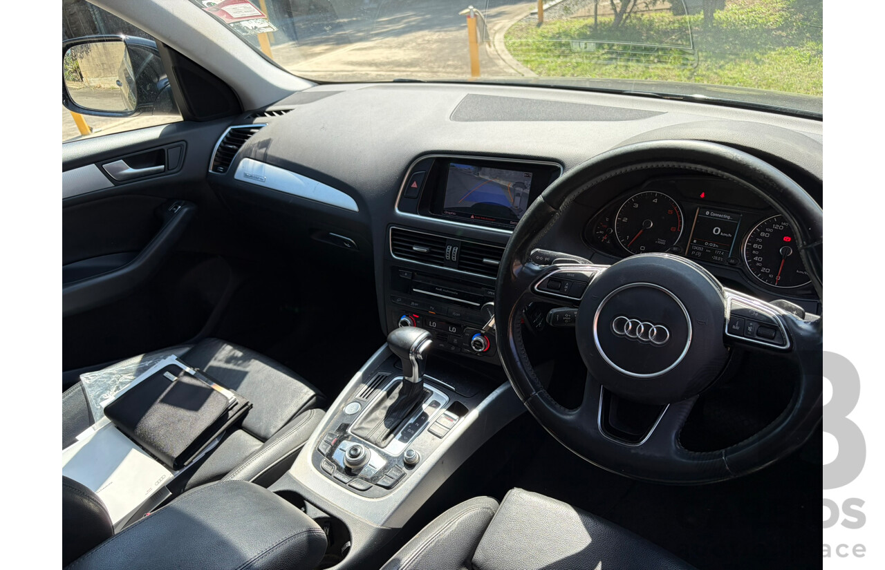 08/2013 Audi Q5 3.0 TDI QUATTRO (AWD) 8R MY14 4d Wagon Black 3.0L