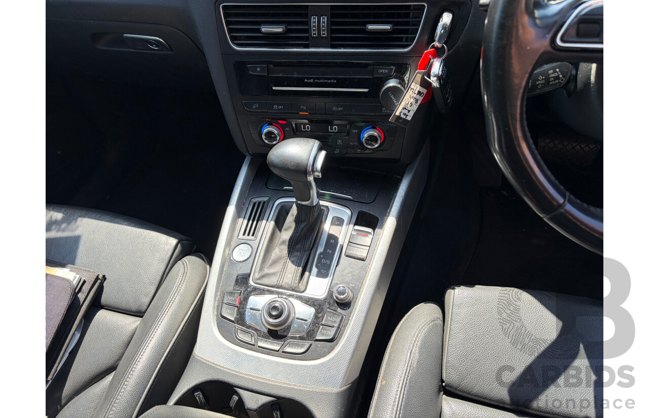 08/2013 Audi Q5 3.0 TDI QUATTRO (AWD) 8R MY14 4d Wagon Black 3.0L