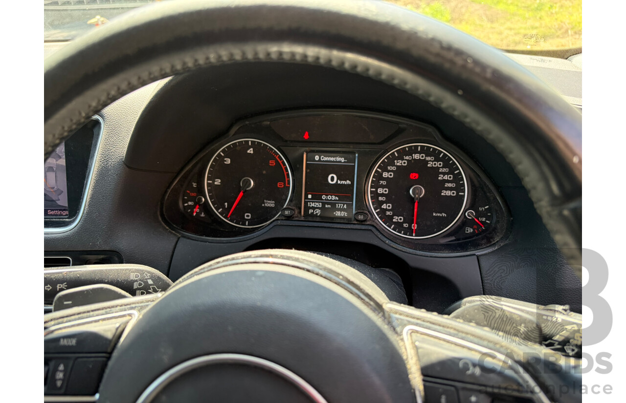 08/2013 Audi Q5 3.0 TDI QUATTRO (AWD) 8R MY14 4d Wagon Black 3.0L