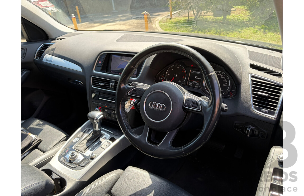 08/2013 Audi Q5 3.0 TDI QUATTRO (AWD) 8R MY14 4d Wagon Black 3.0L