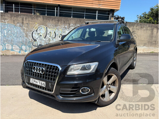 08/2013 Audi Q5 3.0 TDI QUATTRO (AWD) 8R MY14 4d Wagon Black 3.0L