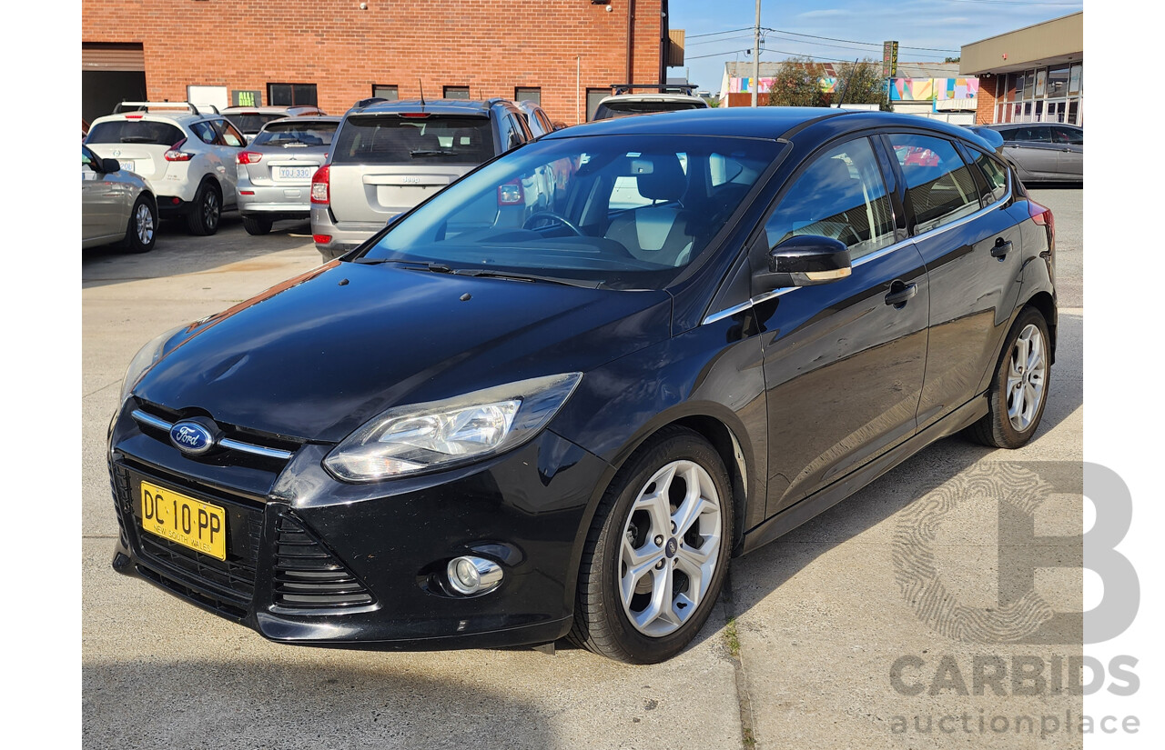 12/2012 Ford Focus Sport LW 5d Hatchback Black 2.0L