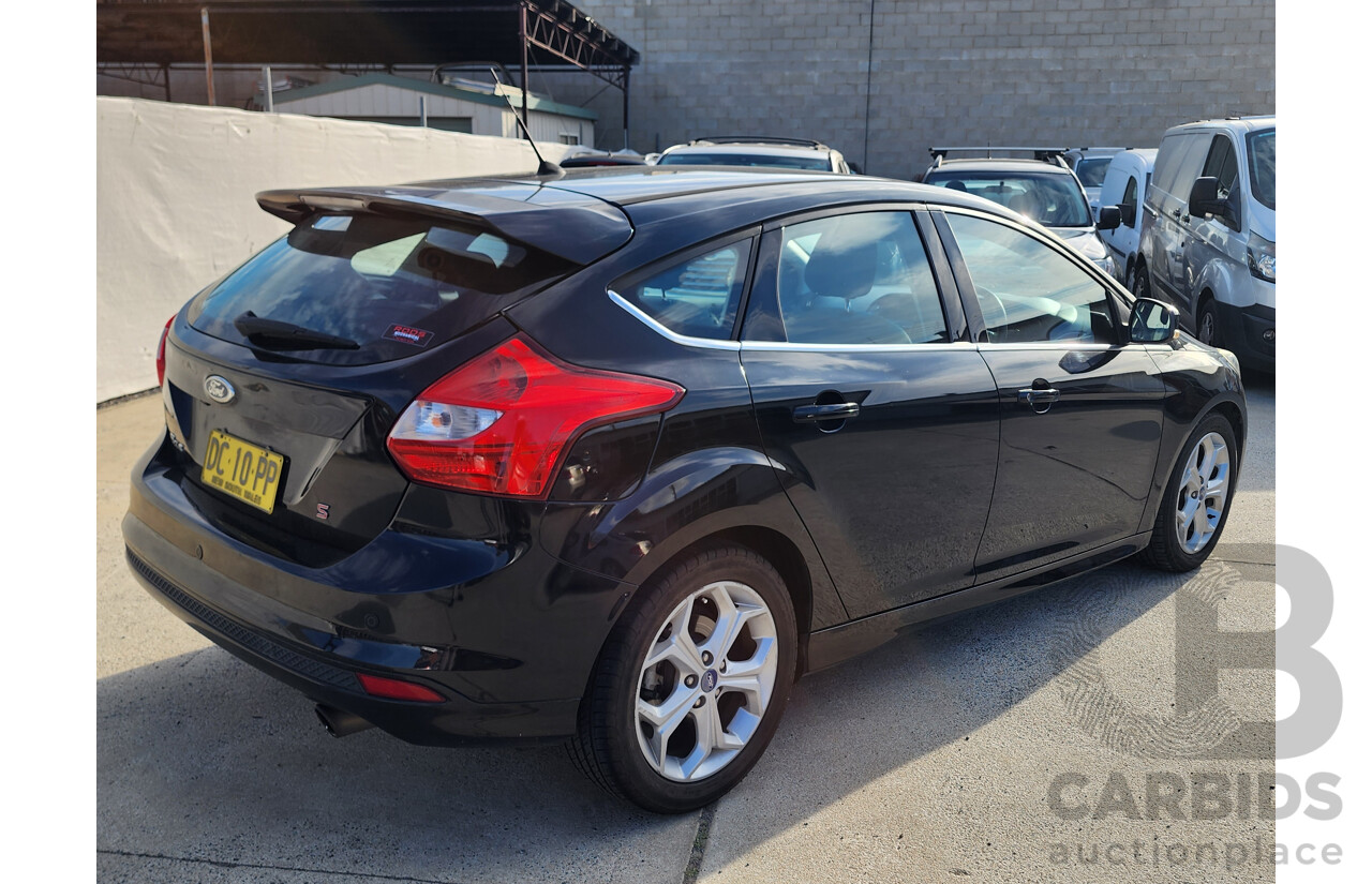 12/2012 Ford Focus Sport LW 5d Hatchback Black 2.0L