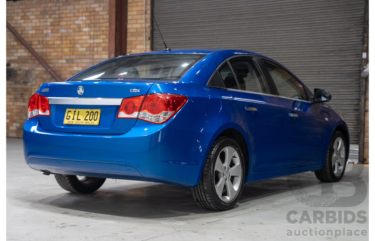 12/2010 Holden Cruze CDX JG 4d Sedan Blue 1.8L