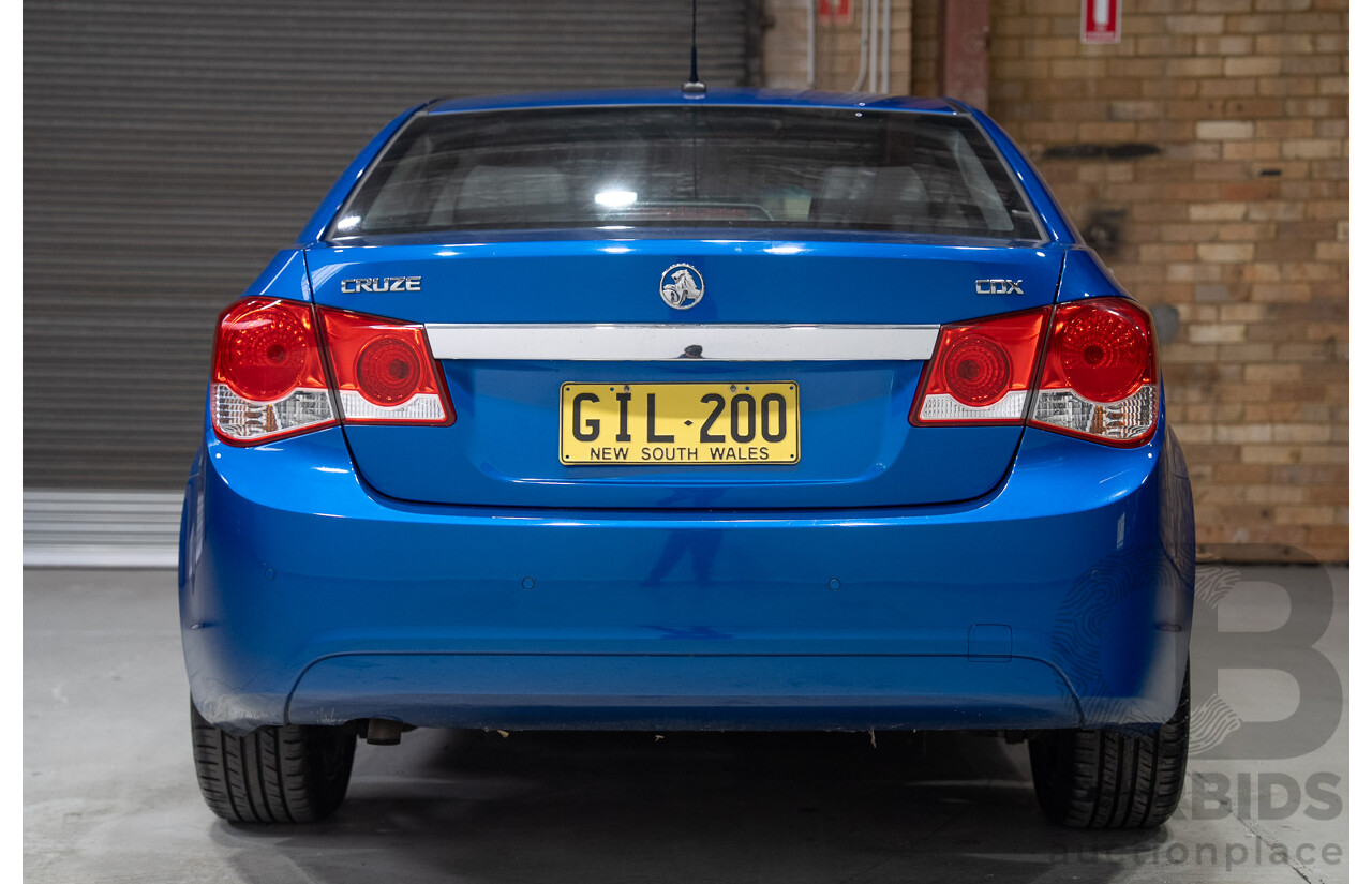 12/2010 Holden Cruze CDX JG 4d Sedan Blue 1.8L
