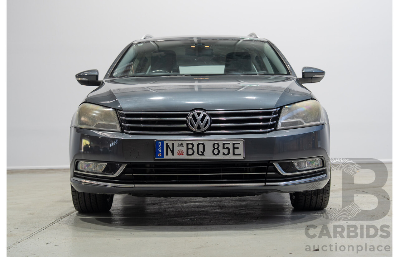 07/2013 Volkswagen Passat V6 FSI Highline (AWD) 3C MY13.5 4d Wagon Grey 3.6L