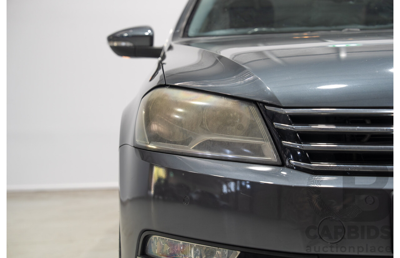 07/2013 Volkswagen Passat V6 FSI Highline (AWD) 3C MY13.5 4d Wagon Grey 3.6L