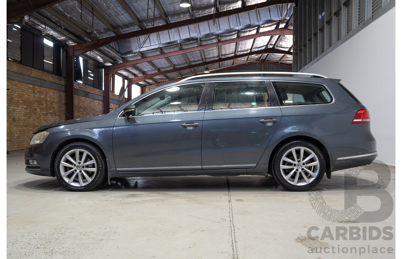 07/2013 Volkswagen Passat V6 FSI Highline (AWD) 3C MY13.5 4d Wagon Grey 3.6L