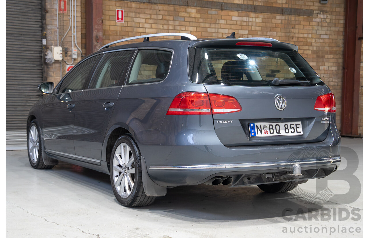 07/2013 Volkswagen Passat V6 FSI Highline (AWD) 3C MY13.5 4d Wagon Grey 3.6L