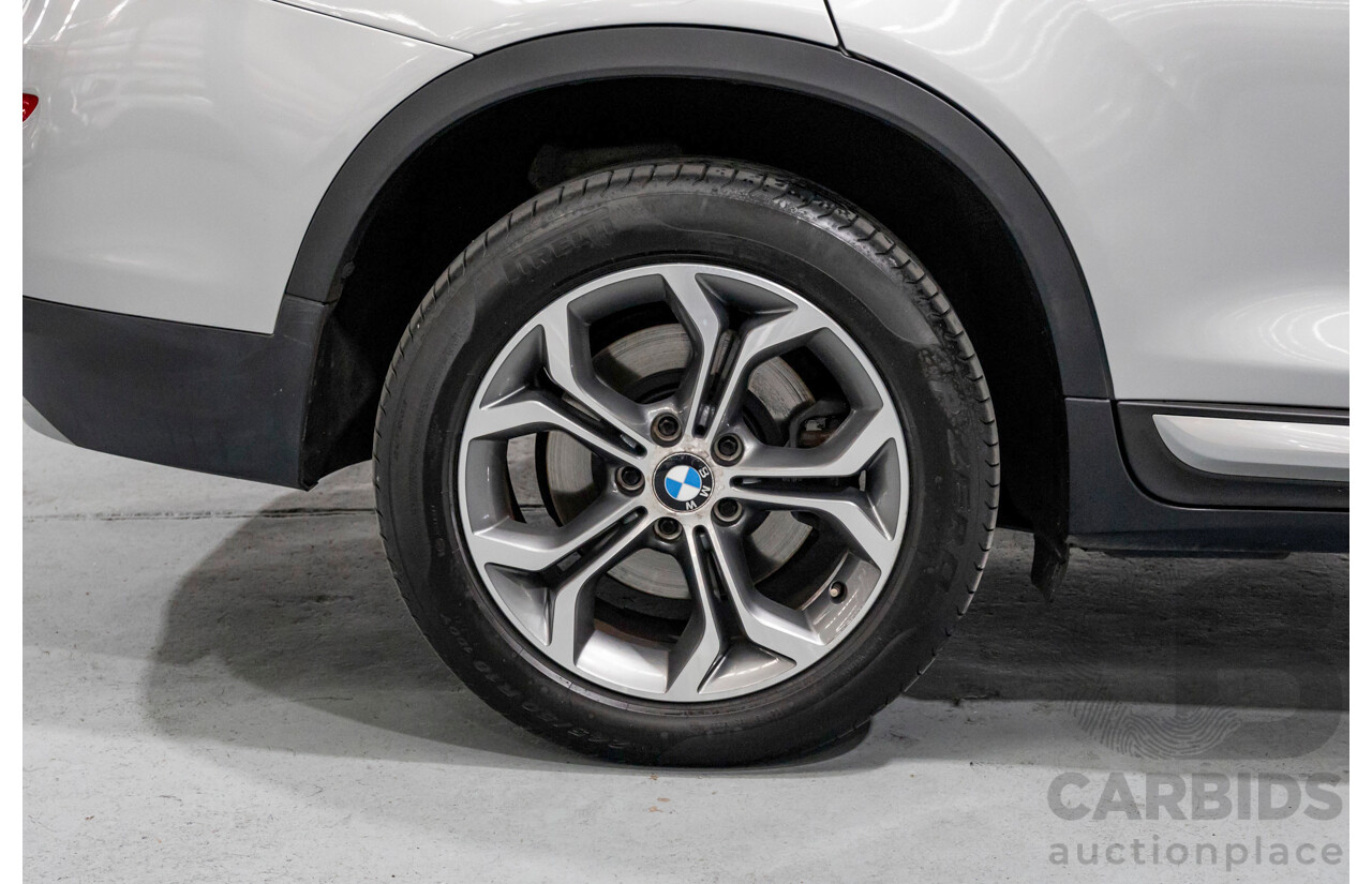 7/2015 BMW X3 xDrive20d (AWD) F25 MY15 4d Wagon Glacier Silver Metallic Turbo Diesel 2.0L