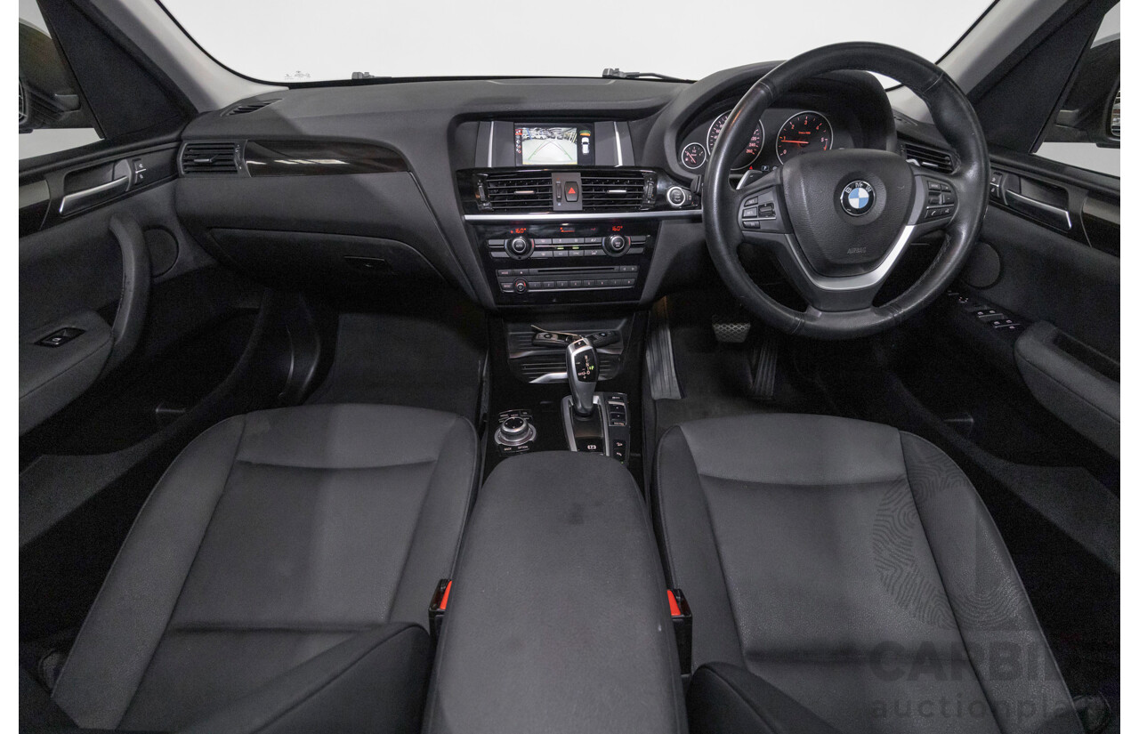 7/2015 BMW X3 xDrive20d (AWD) F25 MY15 4d Wagon Glacier Silver Metallic Turbo Diesel 2.0L