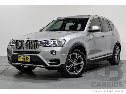 7/2015 BMW X3 xDrive20d (AWD) F25 MY15 4d Wagon Glacier Silver Metallic Turbo Diesel 2.0L