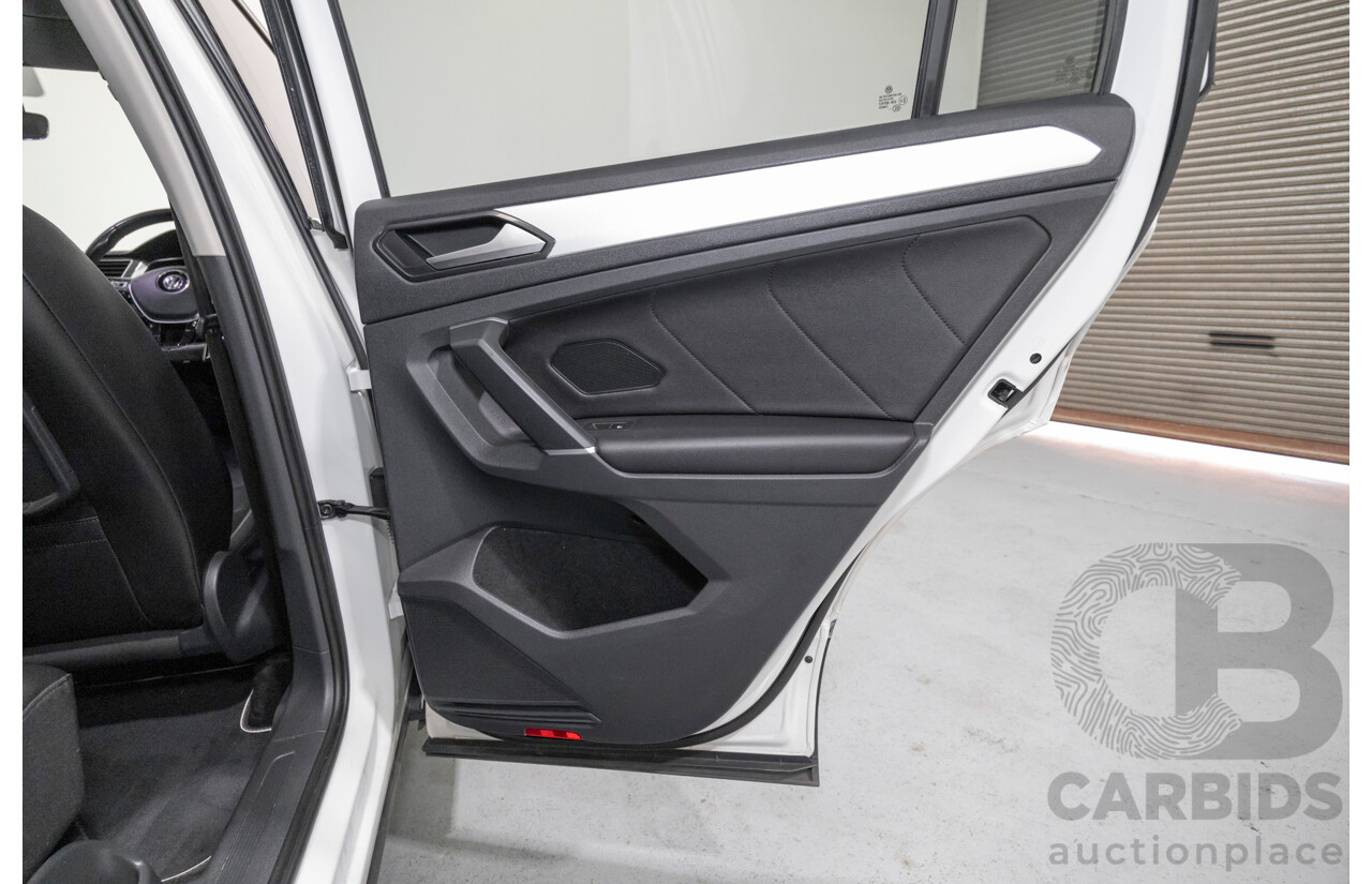 6/2018 Volkswagen Tiguan 110 TSI Comfortline 5NA MY18 4d Wagon Pure White Turbo 1.4L
