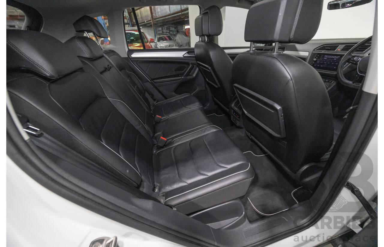 6/2018 Volkswagen Tiguan 110 TSI Comfortline 5NA MY18 4d Wagon Pure White Turbo 1.4L