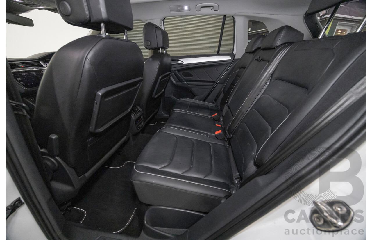 6/2018 Volkswagen Tiguan 110 TSI Comfortline 5NA MY18 4d Wagon Pure White Turbo 1.4L
