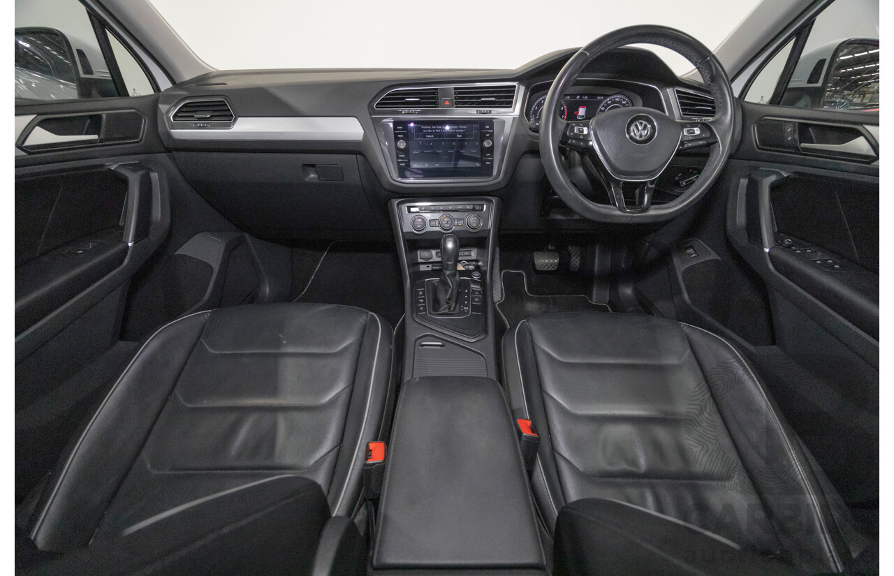 6/2018 Volkswagen Tiguan 110 TSI Comfortline 5NA MY18 4d Wagon Pure White Turbo 1.4L