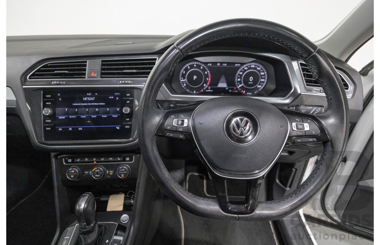 6/2018 Volkswagen Tiguan 110 TSI Comfortline 5NA MY18 4d Wagon Pure White Turbo 1.4L