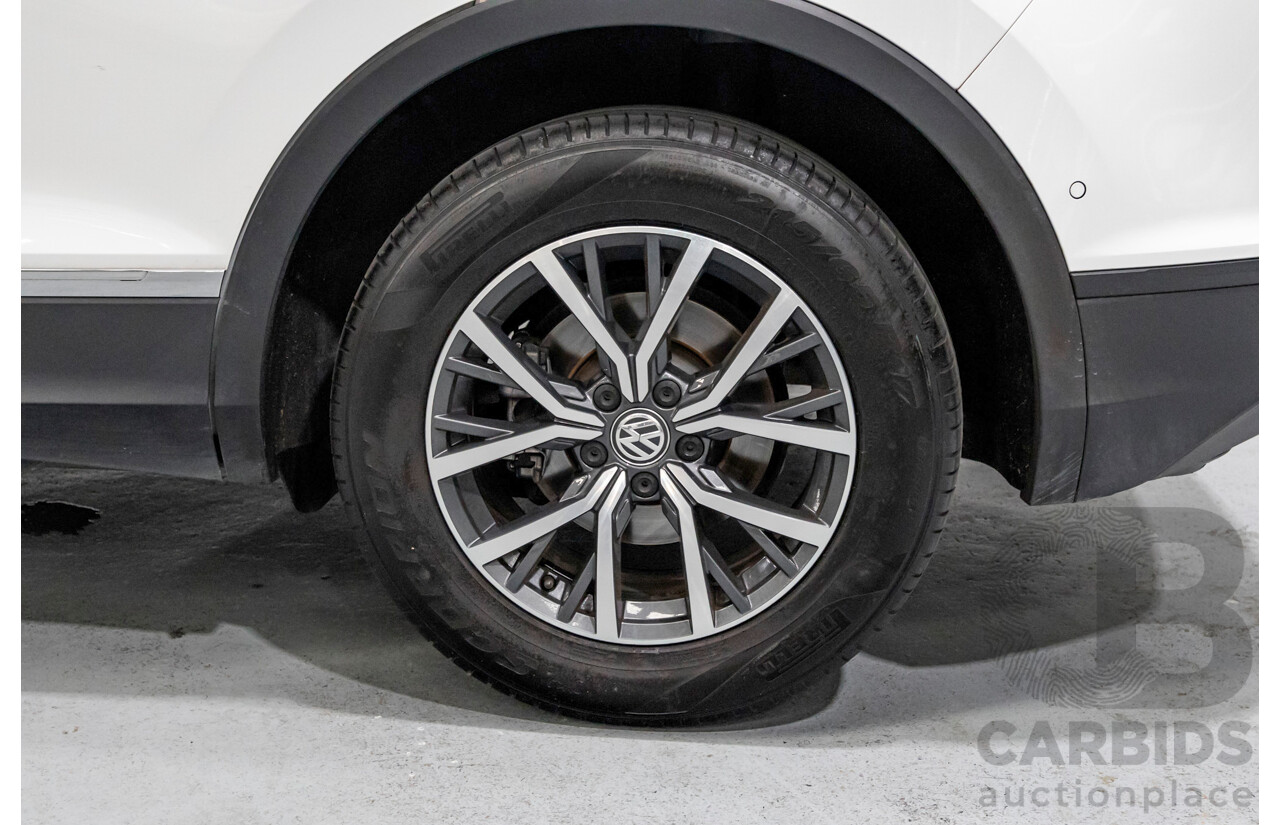 6/2018 Volkswagen Tiguan 110 TSI Comfortline 5NA MY18 4d Wagon Pure White Turbo 1.4L