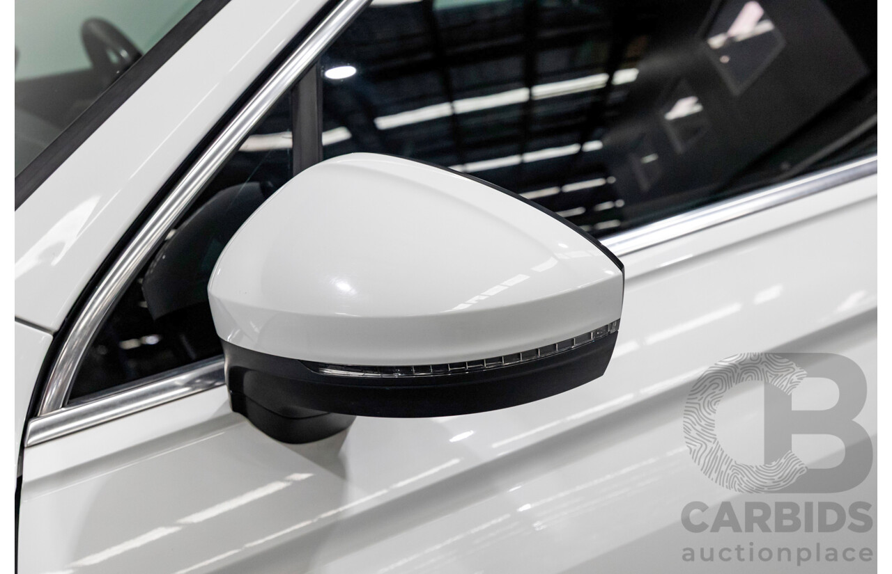 6/2018 Volkswagen Tiguan 110 TSI Comfortline 5NA MY18 4d Wagon Pure White Turbo 1.4L
