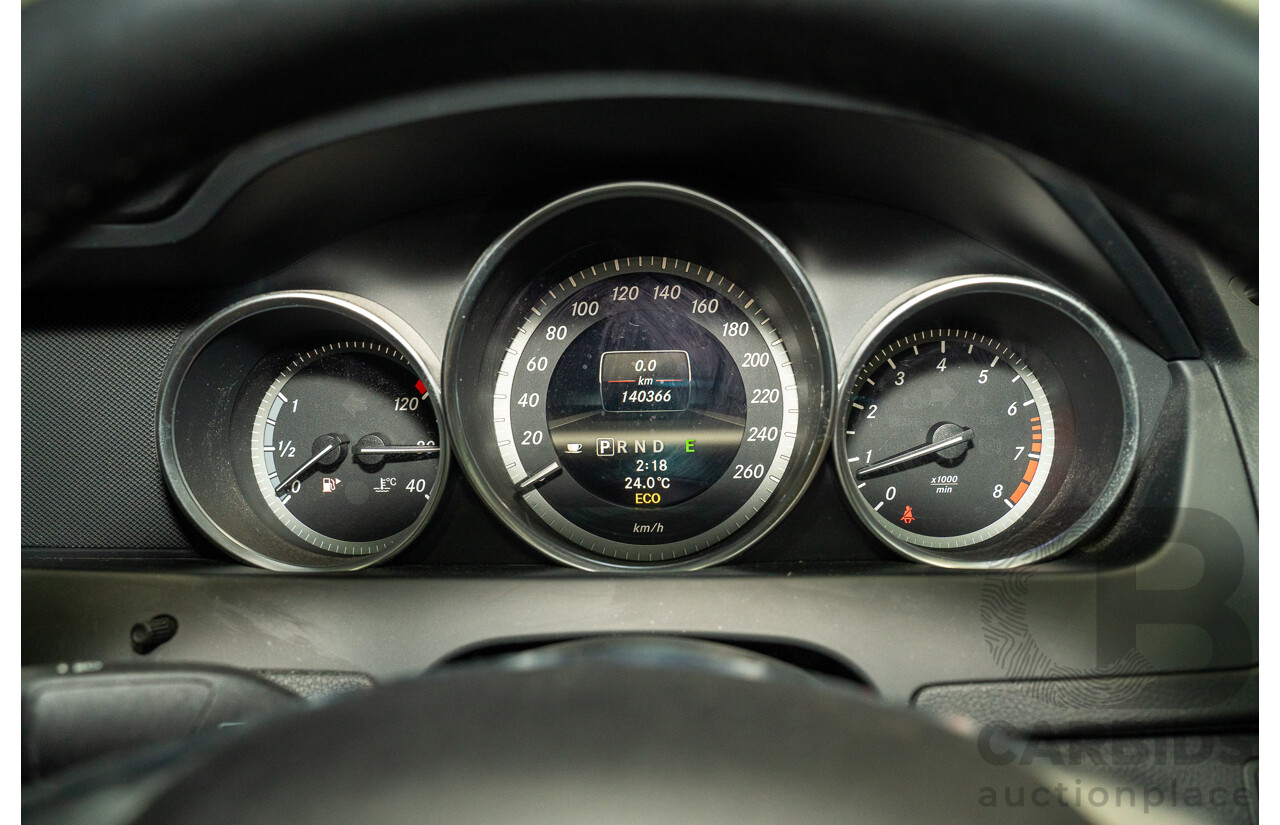 07/2013 Mercedes-Benz C200 BE W204 MY13 4d Sedan White 1.8L