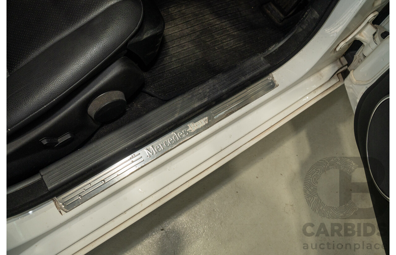 07/2013 Mercedes-Benz C200 BE W204 MY13 4d Sedan White 1.8L