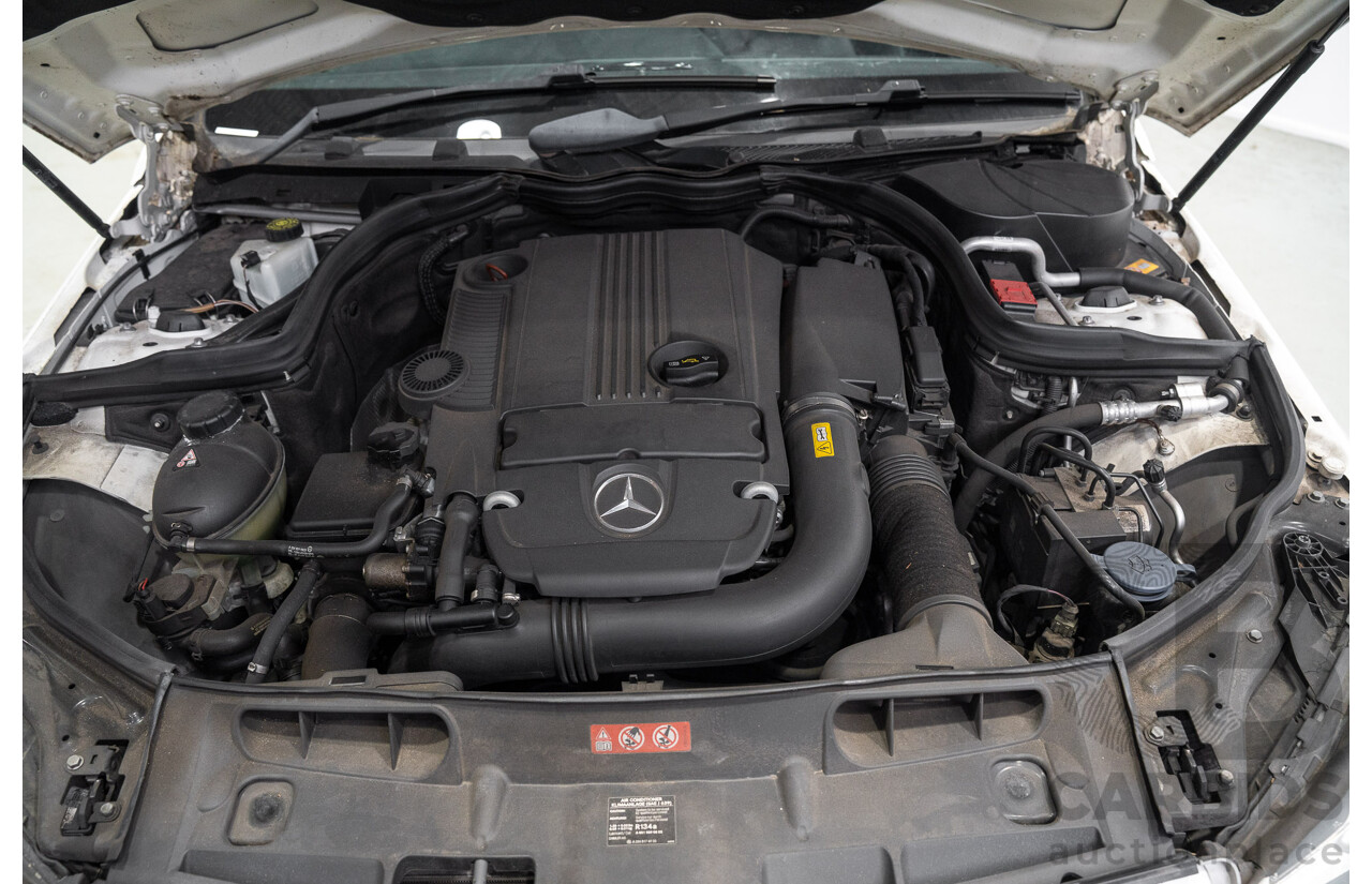 07/2013 Mercedes-Benz C200 BE W204 MY13 4d Sedan White 1.8L