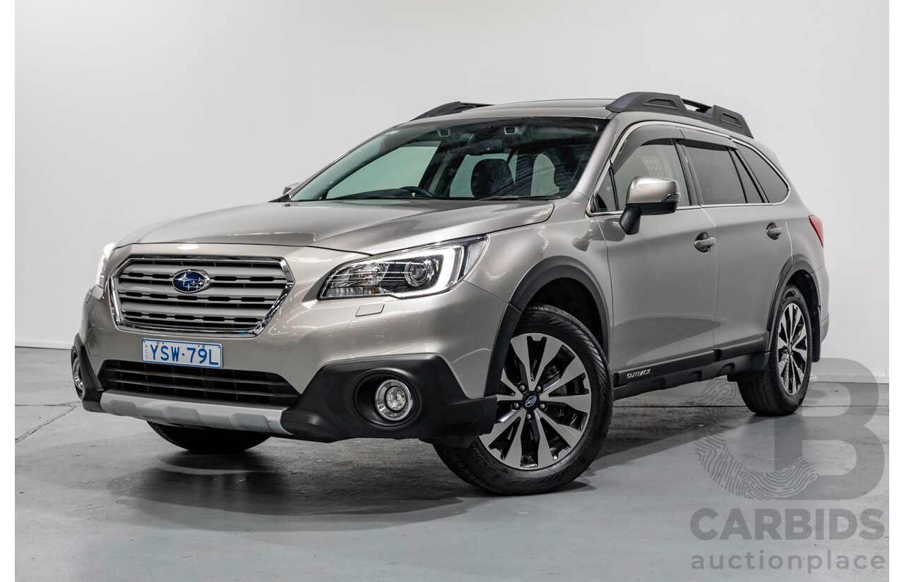 11/2017 Subaru Outback 2.5i Premium (AWD) MY17 4D Wagon Tungsten Metallic 2.5L