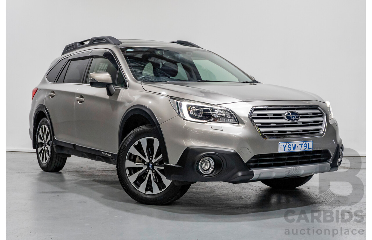 11/2017 Subaru Outback 2.5i Premium (AWD) MY17 4D Wagon Tungsten Metallic 2.5L