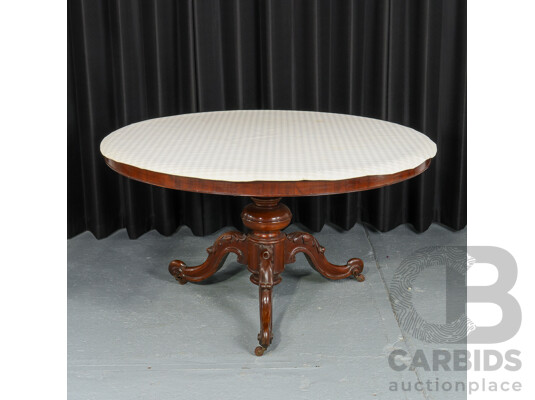 Mahogany Round Dining Table