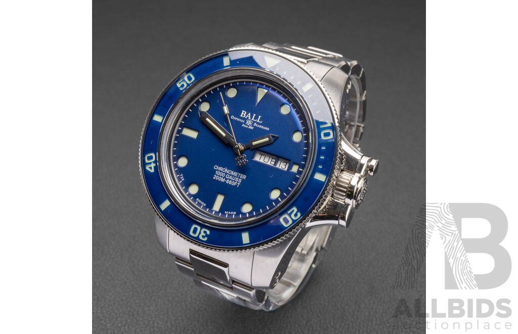 Swiss Ball Engineer Hydrocarbon Men's Chronometer Automatic Watch - DM2218B