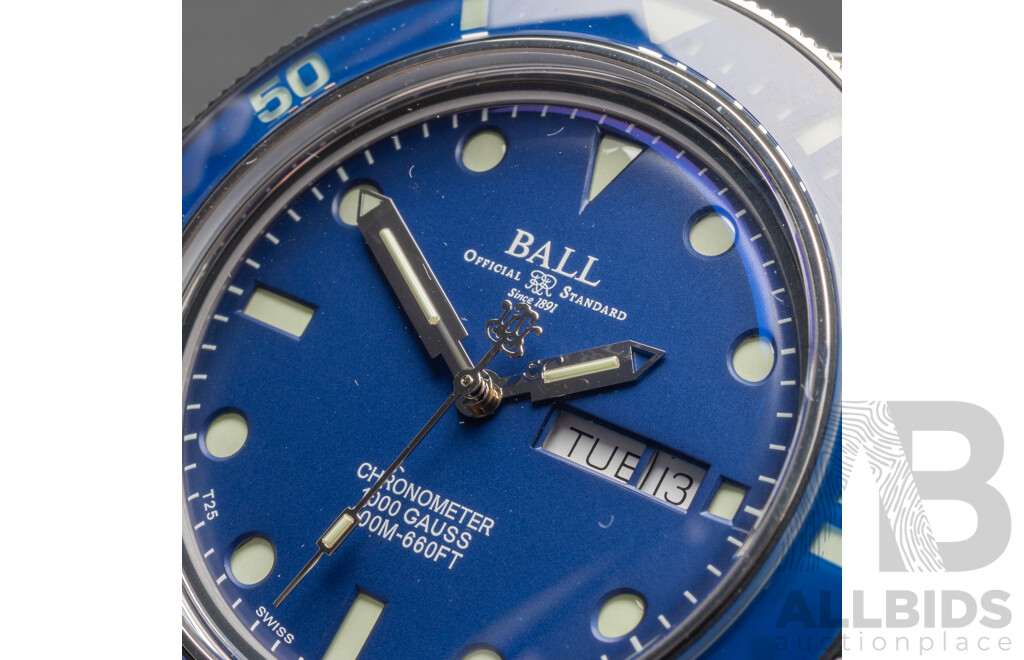Swiss Ball Engineer Hydrocarbon Men's Chronometer Automatic Watch - DM2218B