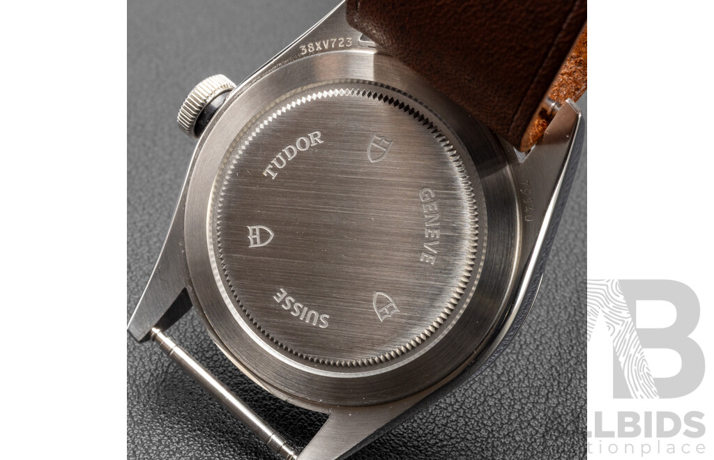 Swiss Made Tudor Heritage Black Bay 41 Blue Face Automatic, Like New Condition with Box & Papers - 79540