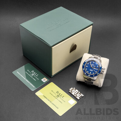 Swiss Ball Engineer Hydrocarbon Men's Chronometer Automatic Watch - DM2218B