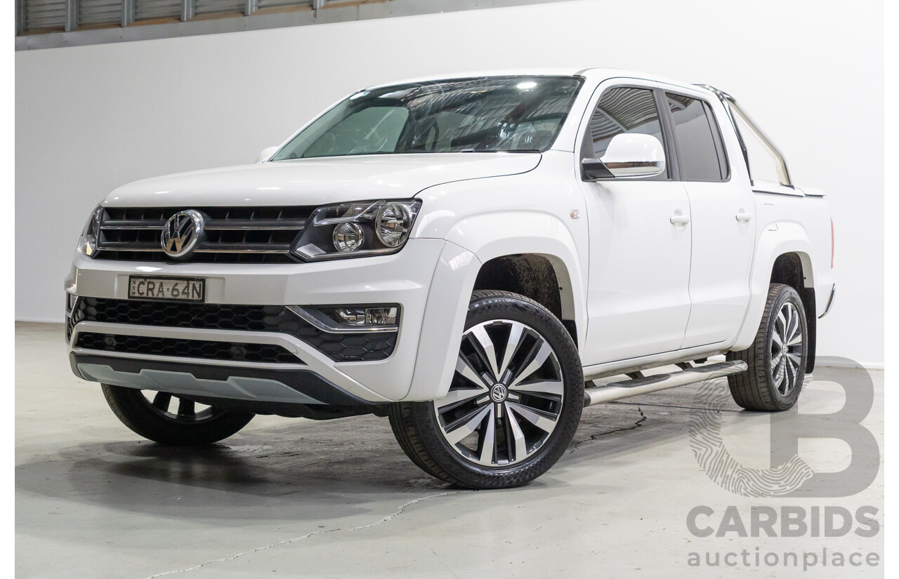 05/2014 Volkswagen Amarok TDI420 HIGHLINE (4x4) 2H MY14 Dual Cab Utility White 2.0L