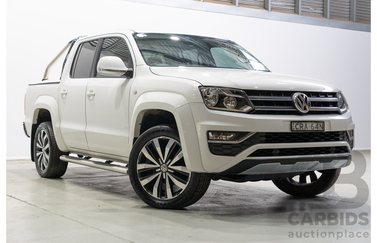 05/2014 Volkswagen Amarok TDI420 HIGHLINE (4x4) 2H MY14 Dual Cab Utility White 2.0L