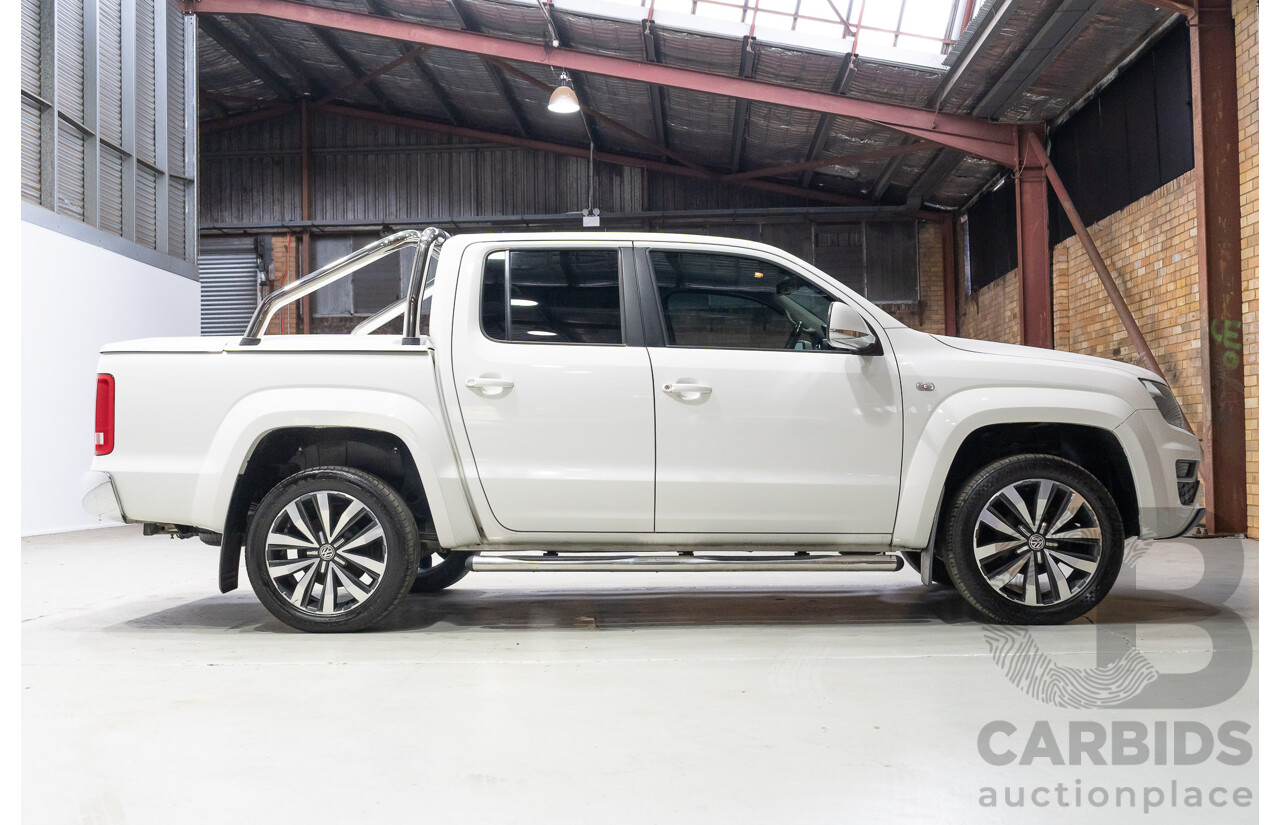05/2014 Volkswagen Amarok TDI420 HIGHLINE (4x4) 2H MY14 Dual Cab Utility White 2.0L