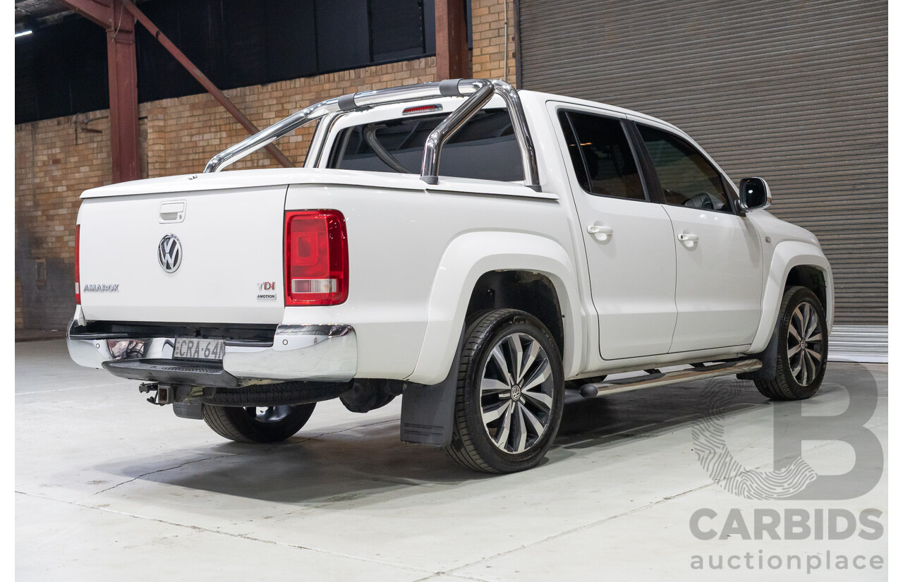 05/2014 Volkswagen Amarok TDI420 HIGHLINE (4x4) 2H MY14 Dual Cab Utility White 2.0L