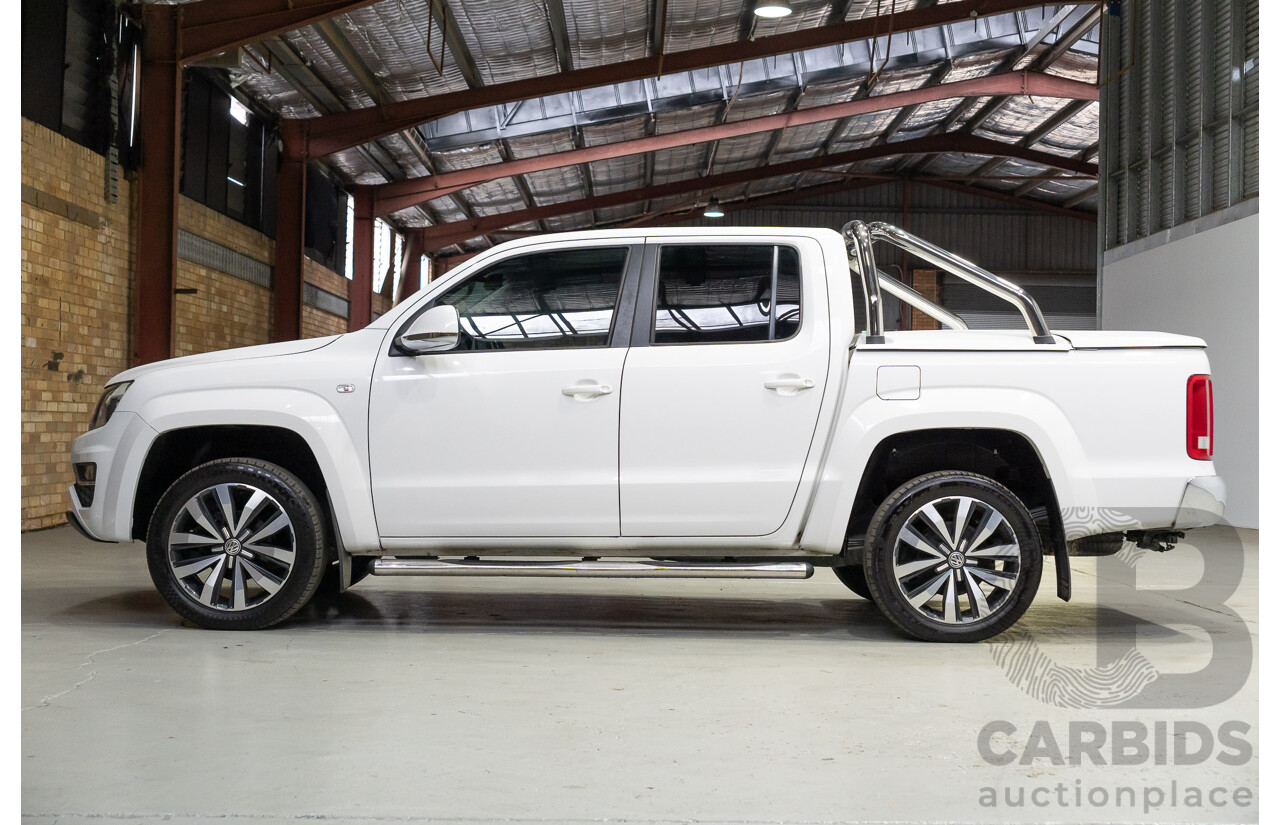 05/2014 Volkswagen Amarok TDI420 HIGHLINE (4x4) 2H MY14 Dual Cab Utility White 2.0L
