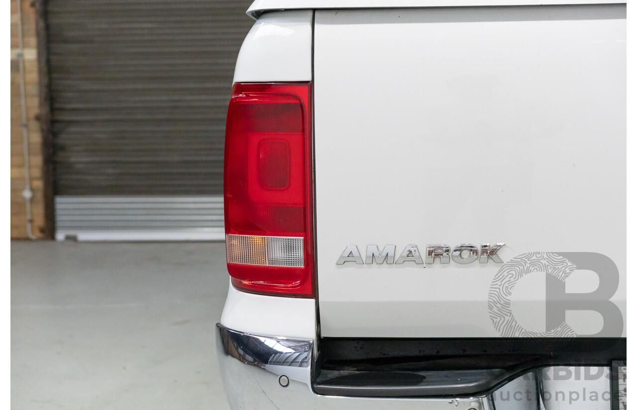 05/2014 Volkswagen Amarok TDI420 HIGHLINE (4x4) 2H MY14 Dual Cab Utility White 2.0L