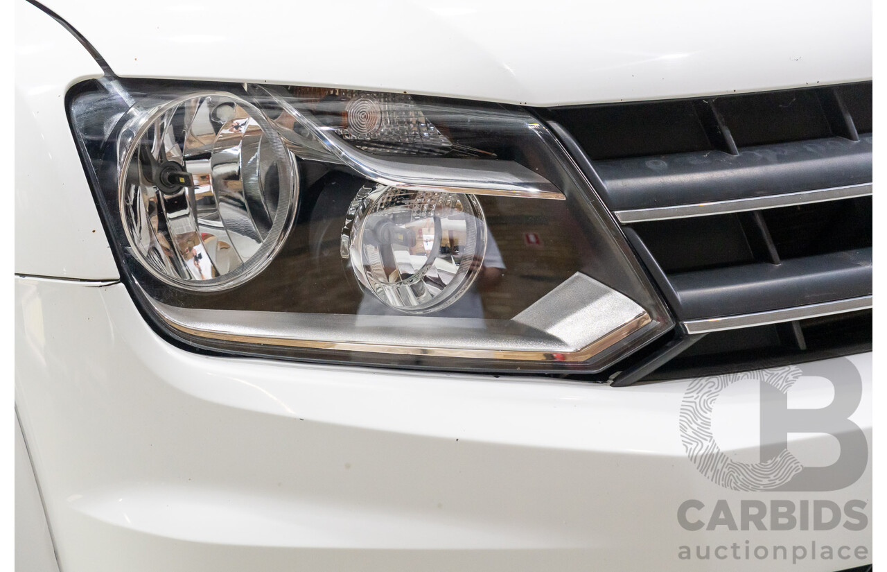 05/2014 Volkswagen Amarok TDI420 HIGHLINE (4x4) 2H MY14 Dual Cab Utility White 2.0L