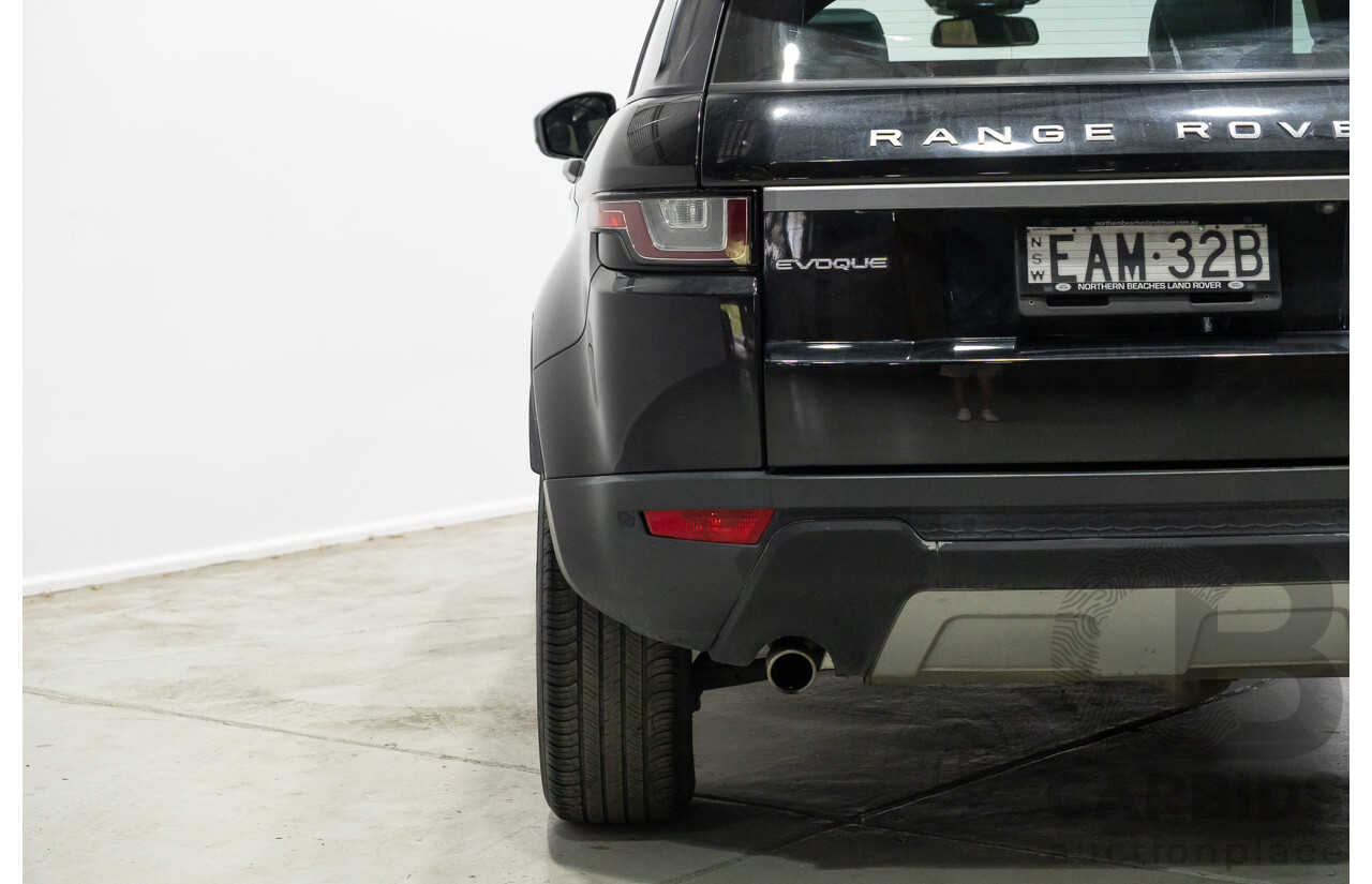 03/2019 Range Rover Evoque Td4 110KW SE (AWD) L538 MY19 5d Wagon Santorini Black 2.0L