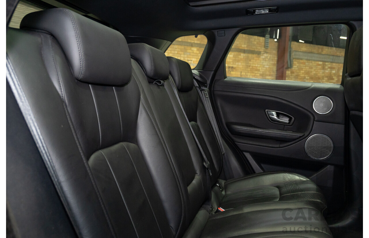 03/2019 Range Rover Evoque Td4 110KW SE (AWD) L538 MY19 5d Wagon Santorini Black 2.0L