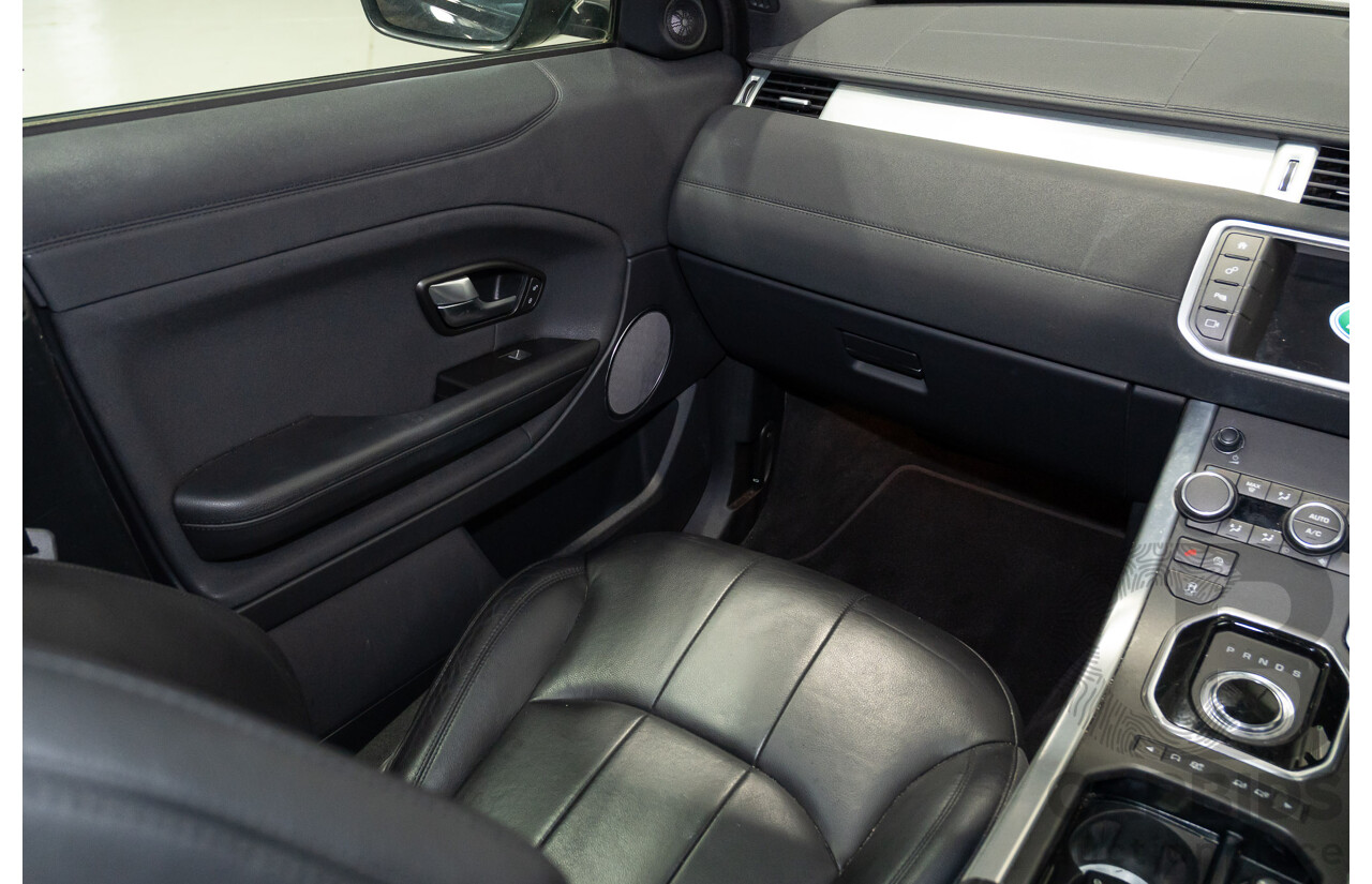 03/2019 Range Rover Evoque Td4 110KW SE (AWD) L538 MY19 5d Wagon Santorini Black 2.0L