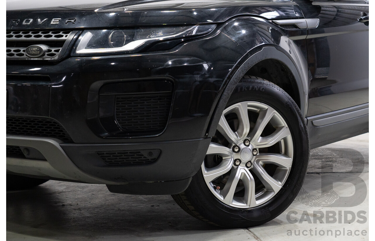 03/2019 Range Rover Evoque Td4 110KW SE (AWD) L538 MY19 5d Wagon Santorini Black 2.0L