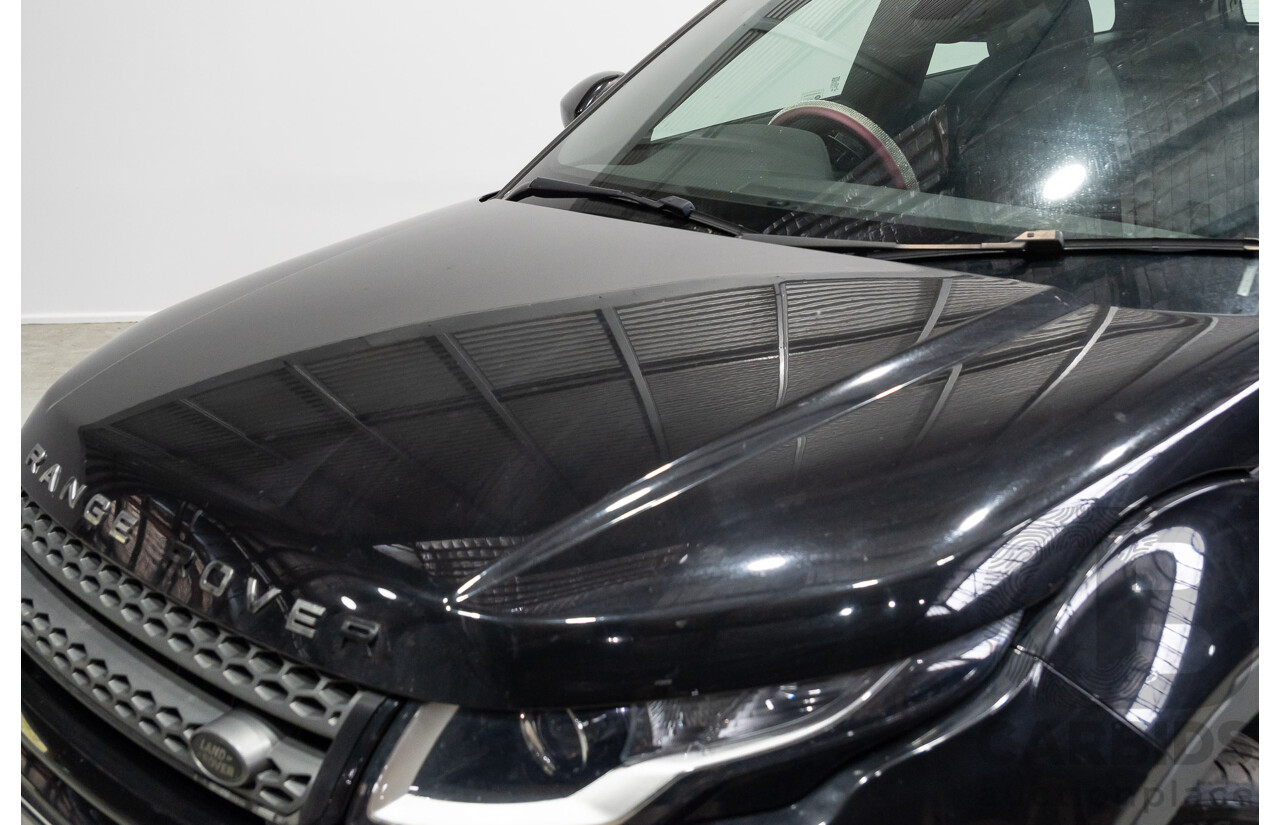 03/2019 Range Rover Evoque Td4 110KW SE (AWD) L538 MY19 5d Wagon Santorini Black 2.0L
