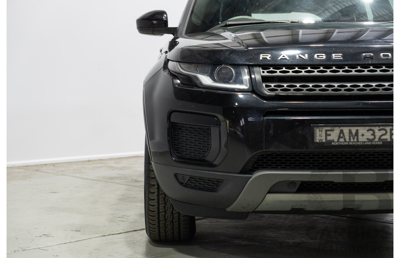 03/2019 Range Rover Evoque Td4 110KW SE (AWD) L538 MY19 5d Wagon Santorini Black 2.0L
